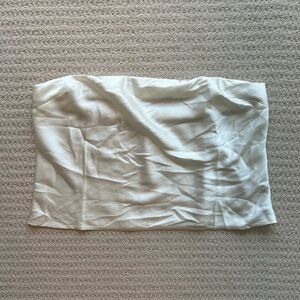 ASOS Design Satin Strapless Top